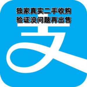 实名支付宝账号老年人V3私人号年额度20万已扫脸绑卡三张